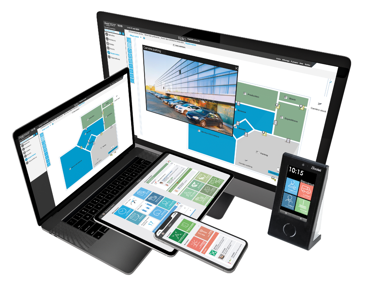 KELIO responsive time tracking system